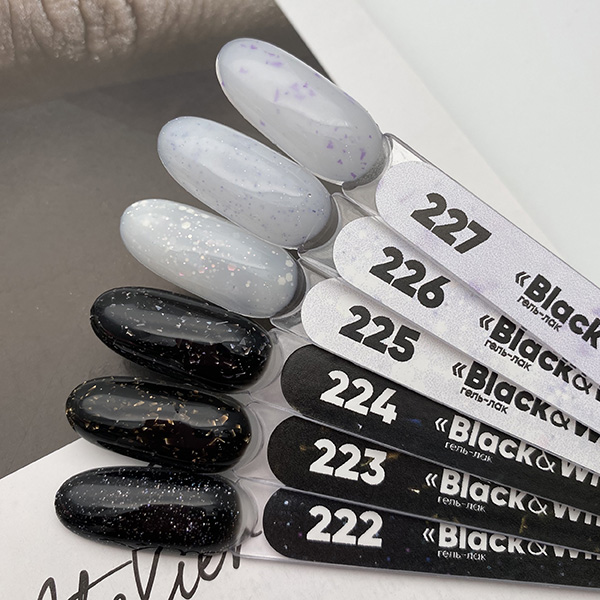 Gel polish Black&White 223, 8 ml