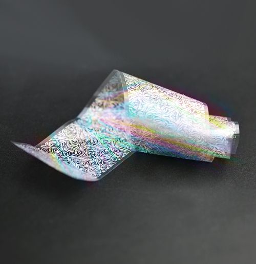 Nail casting foils №81 wave holography