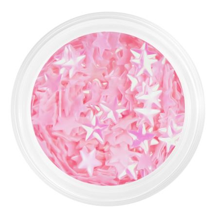 Kamifubuki K121 "Asterisks 3D" pink opal