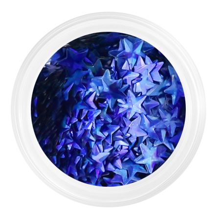 Kamifubuki K125 "Asterisks 3D" blue holography