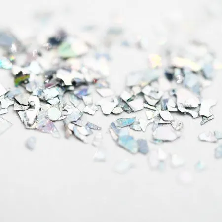 Kamifubuki К131 "Shards" small silver holography