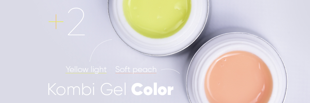 +2 new sugar shades Kombi Gel Color