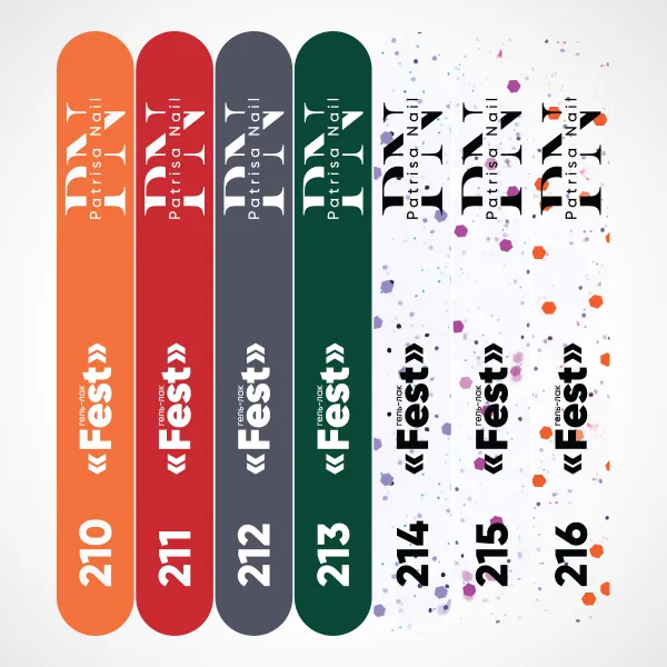 Tip stickers for the "Fest" collection