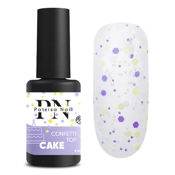 Matte Confetti Top Cake, 8 ml